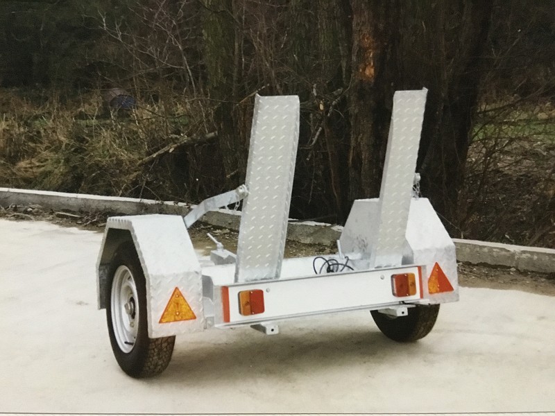 single drum road roller trailer